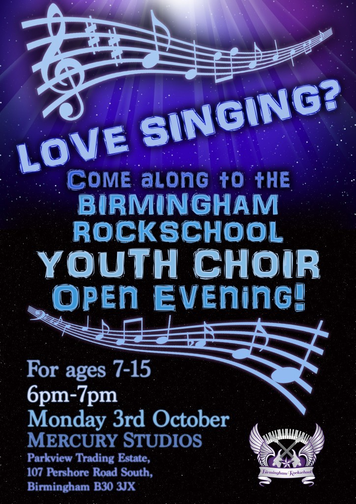 Youth Choir Open Evening Poster